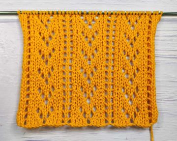 Lace Stitch Knitting Pattern