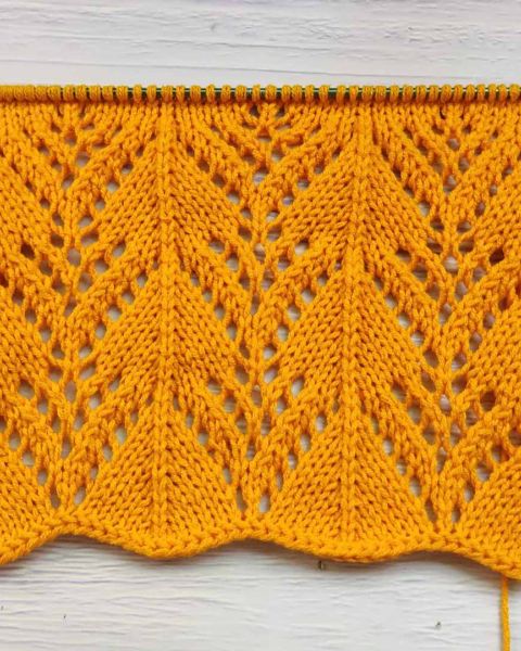 Lace Stitch Knitting Pattern