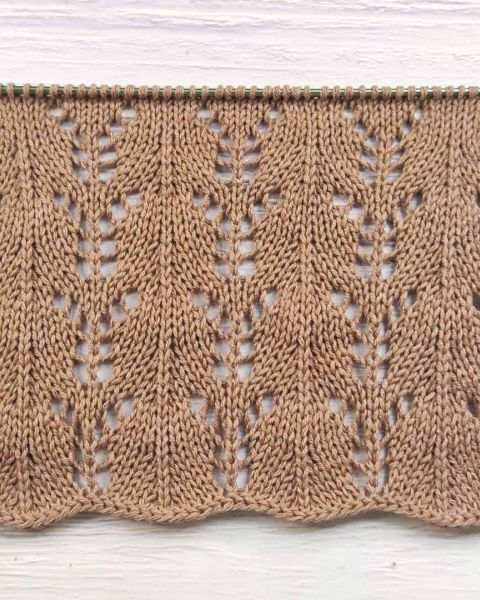 Lace Stitch Knitting Pattern