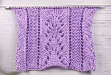 Lace Stitch Knitting Pattern #380