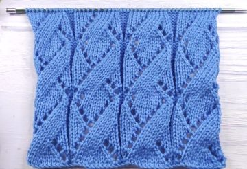 Lace Stitch Knitting Pattern #381