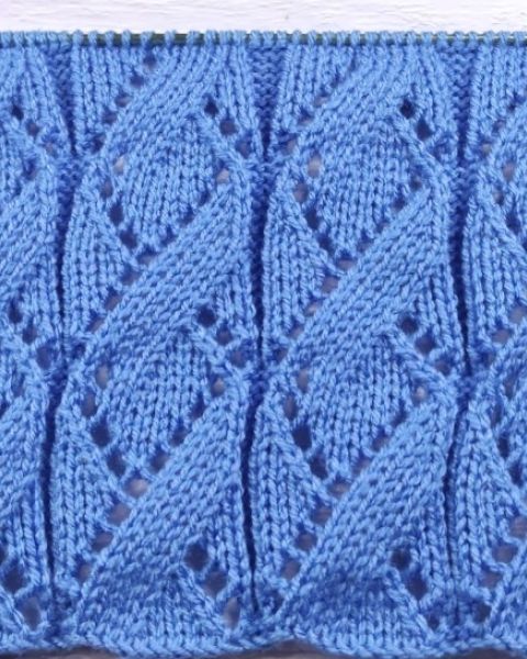 Lace Stitch Knitting Pattern #381