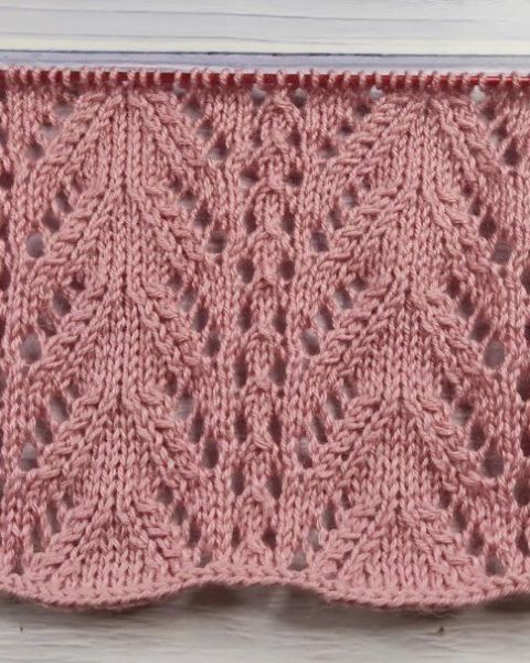 Lace Stitch Knitting Pattern