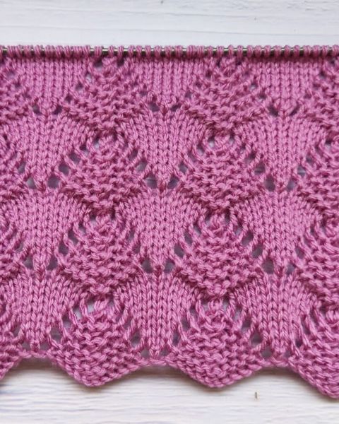 Lace Stitch Knitting Pattern