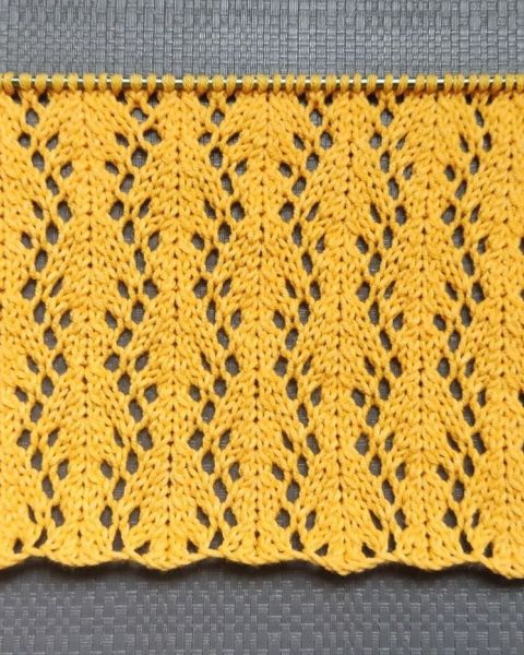 Lace Stitch Knitting Pattern