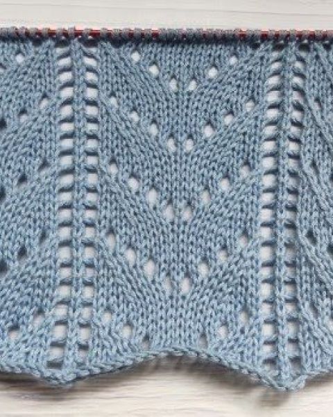 Lace Stitch Knitting Pattern