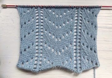 Lace Stitch Knitting Pattern