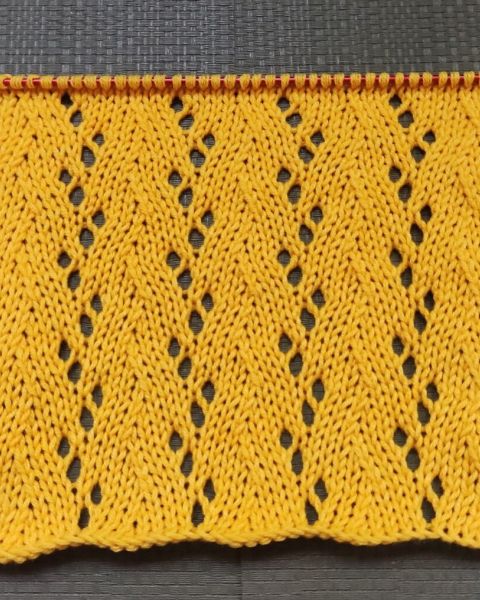 Lace Stitch Knitting Pattern