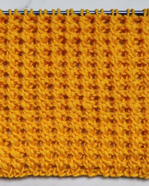 Mesh Stitch Knitting Pattern
