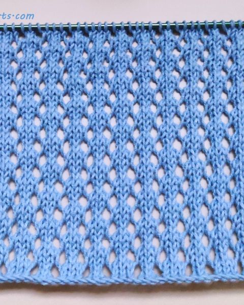 Mesh Stitch Knitting Pattern