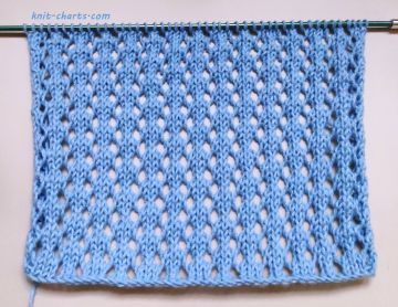 Mesh Stitch Knitting Pattern