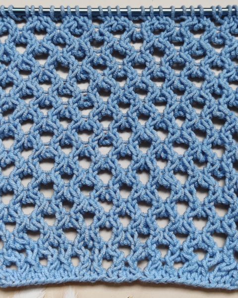 Mesh Stitch Knitting Pattern