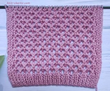Mesh Stitch Knitting Pattern
