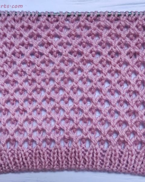Mesh Stitch Knitting Pattern