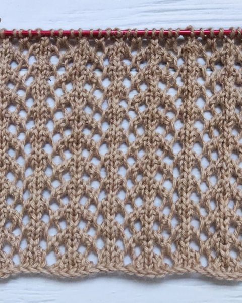 Mesh Stitch Knitting Pattern