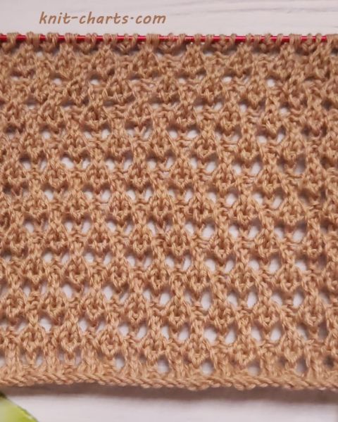Mesh Stitch Knitting Pattern