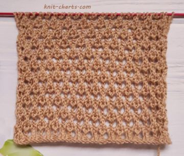 Mesh Stitch Knitting Pattern