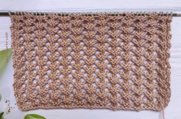 Mesh Stitch Knitting Pattern