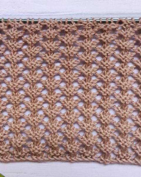 Mesh Stitch Knitting Pattern