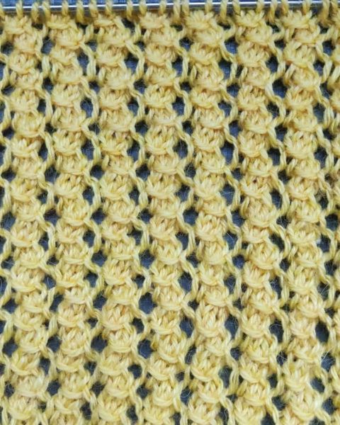 Mesh Stitch Knitting Pattern