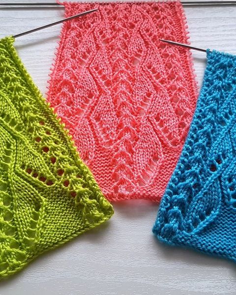Lace Knitting Pattern for round yoke