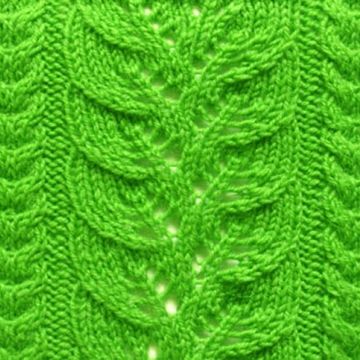 Leaf Knit Stitches