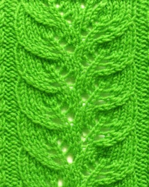 Leaf Knit Pattern