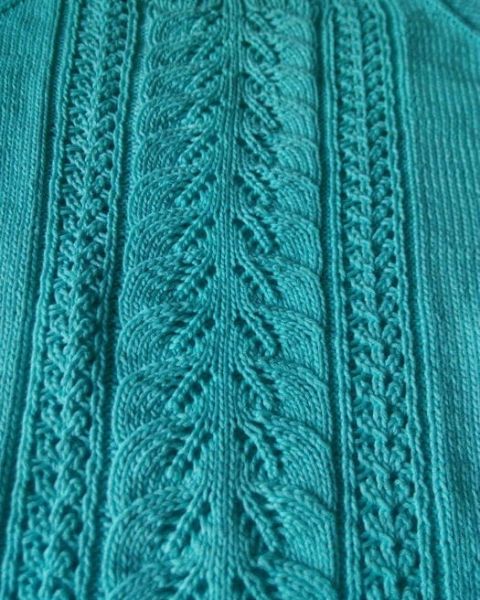 Leaf Lace Knit Stitch Pattern