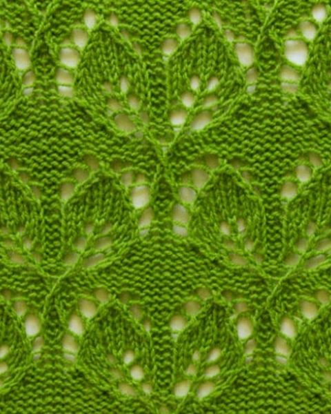 Leaves Knit Pattern