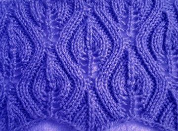 Leaf Knit Stitch Pattern