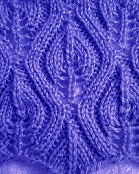Leaf Knit Stitch Pattern
