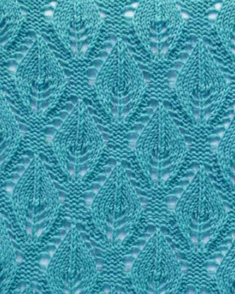 Leaves Knitting Stitch