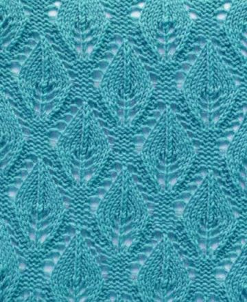 Leaves Knitting Stitch