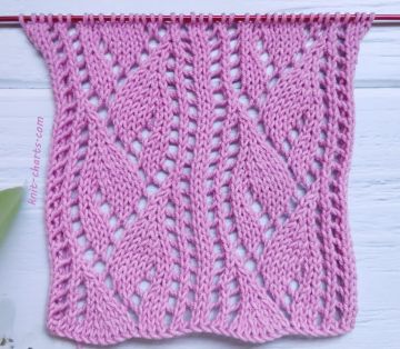 Leaves Stitch Knitting Pattern