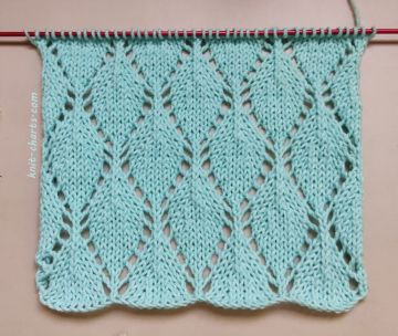 Leaves Stitch Knitting Pattern