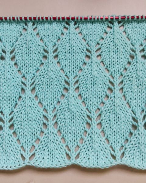Leaves Stitch Knitting Pattern