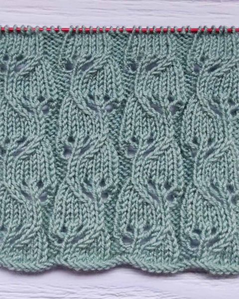 Leaf Stitch Knitting Pattern