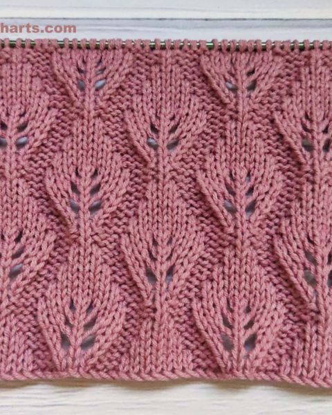 Leaf Stitch Knitting Pattern