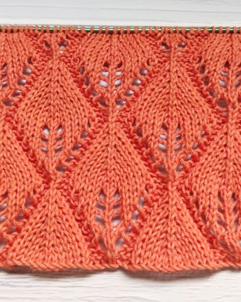 Leaf Stitch Knitting Pattern