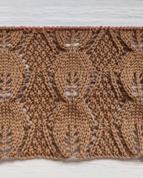 Leaf Stitch Knitting Pattern