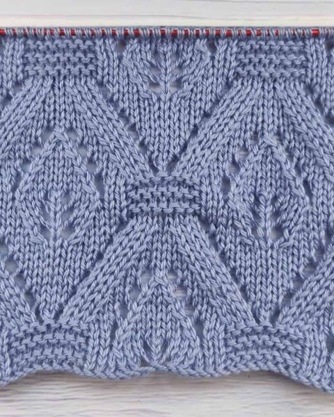 Leaf Stitch Knitting Pattern