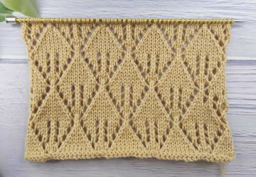 Leaf Stitch Knitting Pattern
