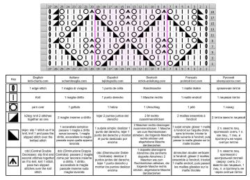 leaves stitch chart 