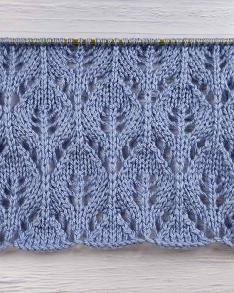 Leaf Knitting Stitch