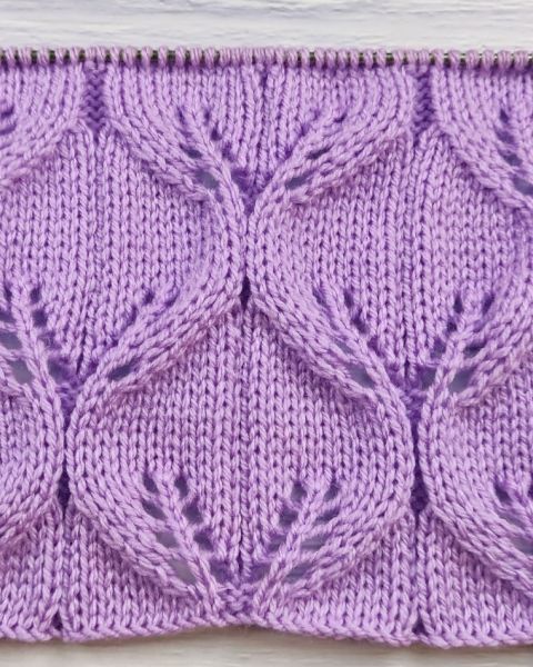 Leaf Stitch Knitting Pattern