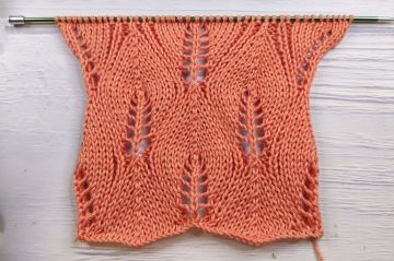 Leaf Stitch Knitting Pattern