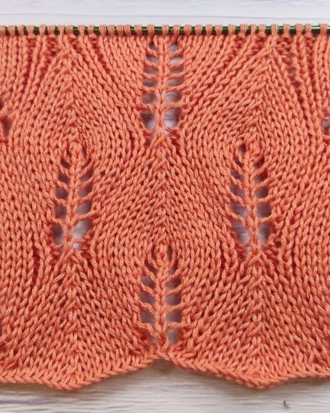Leaf Stitch Knitting Pattern