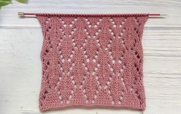 Leaf Stitch Knitting Pattern