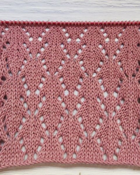 Leaf Stitch Knitting Pattern