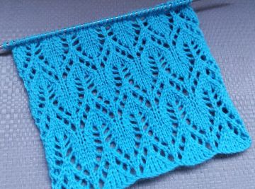 Leaves Stitch Knitting Pattern